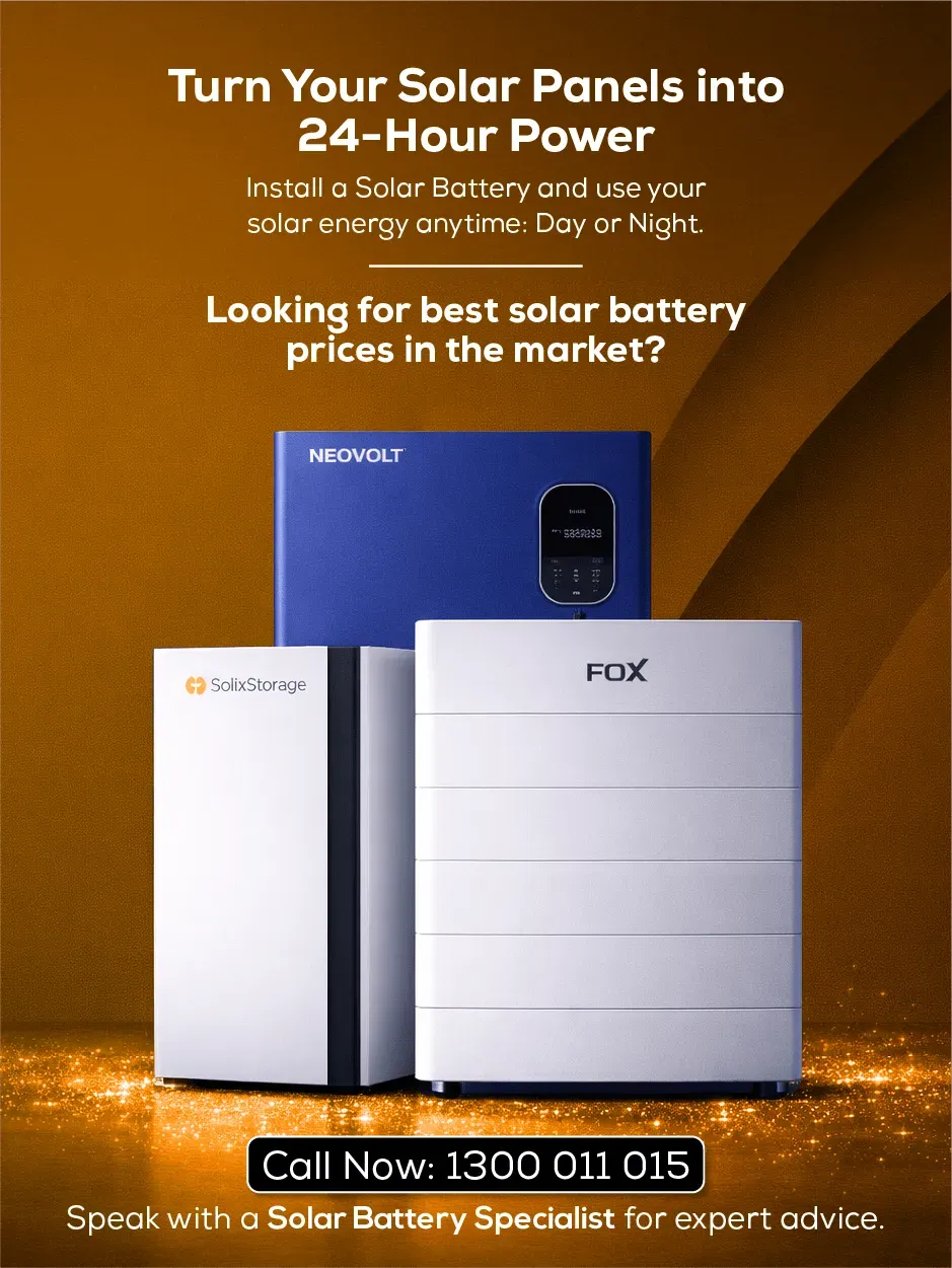 Home solar battery storage solution for night power use