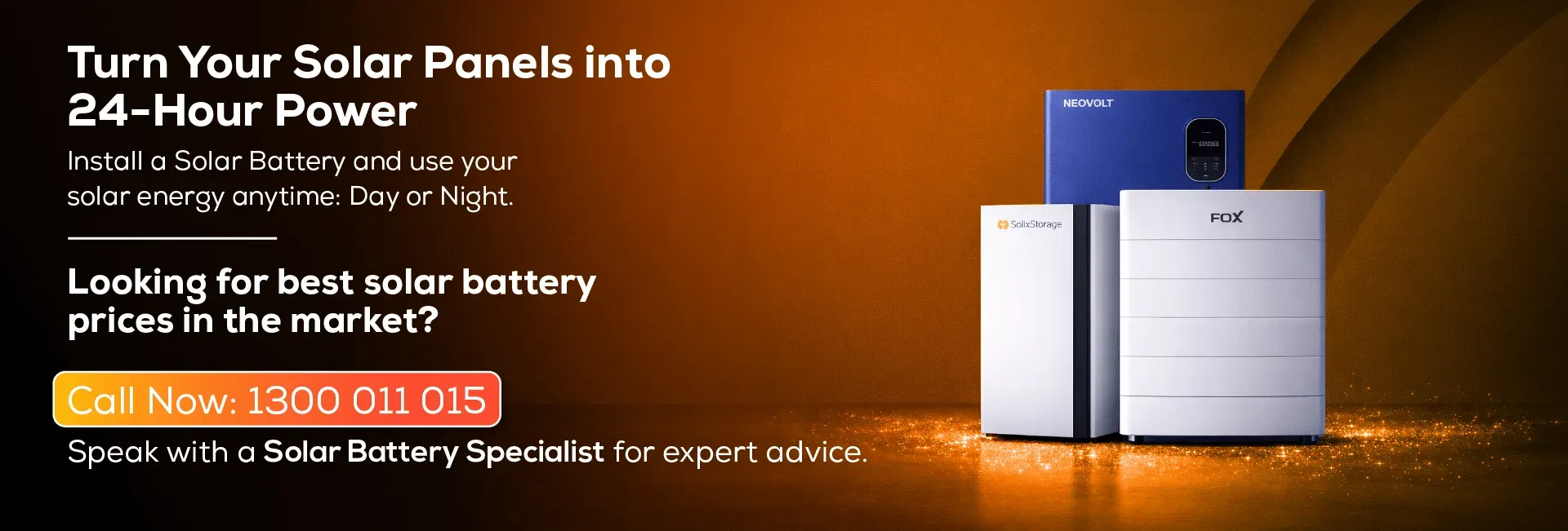 Home solar battery storage solution for night power use web