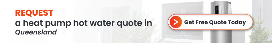 Visual of a quote request form for a hot water pump, featuring sections for details and customer information.