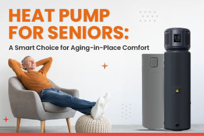 Heat pump for seniors