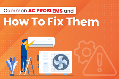 Visual guide on common air conditioning problems and how to fix them