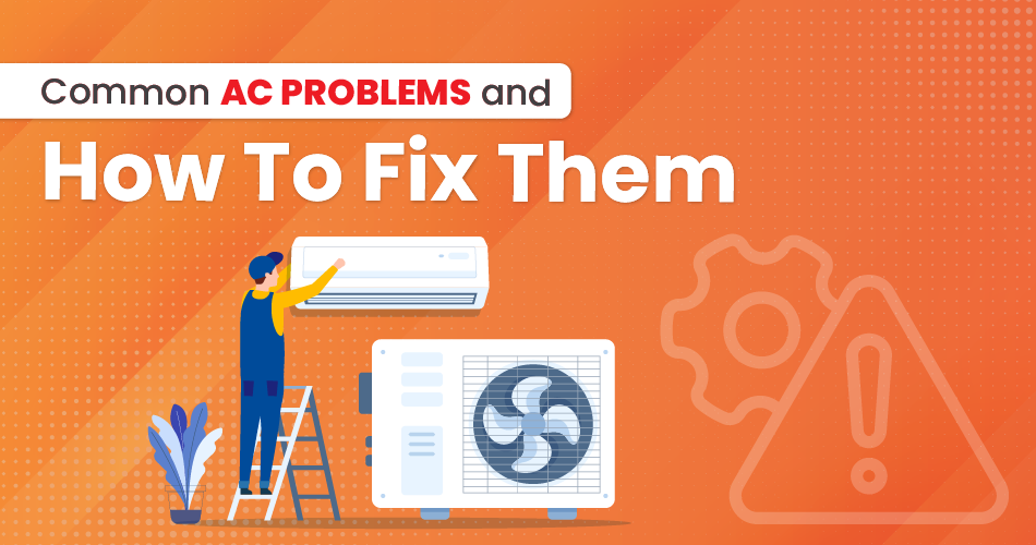 Visual guide on common air conditioning problems and how to fix them