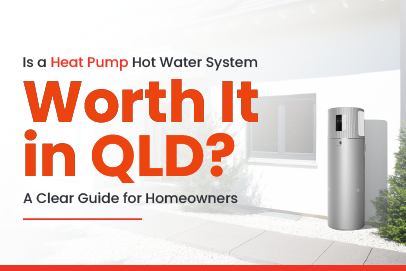 Visual representation discussing the benefits of hot water systems in Queensland