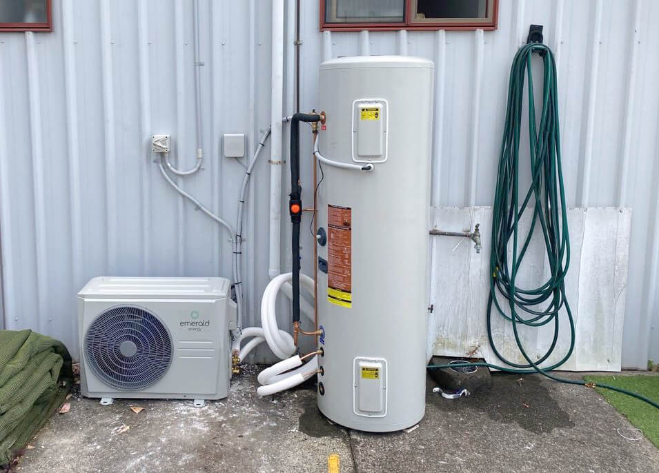 Emerald 200L Heat pump installation8