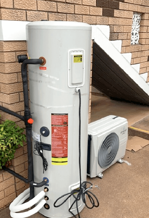 Emerald 200L Heat pump installation9
