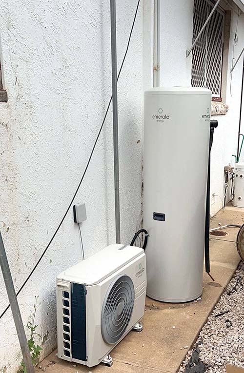 Emerald 200L heat pump installation11