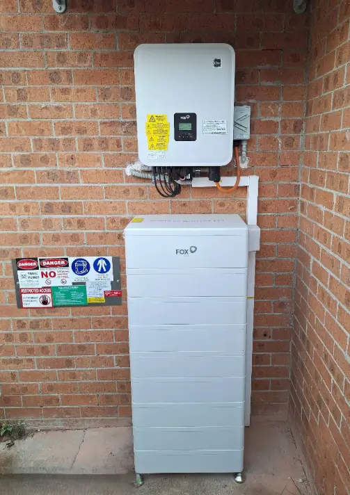 FOX ESS 41.93kWh Battery installation