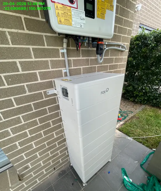 FOX ESS 41.93kWh Battery installation