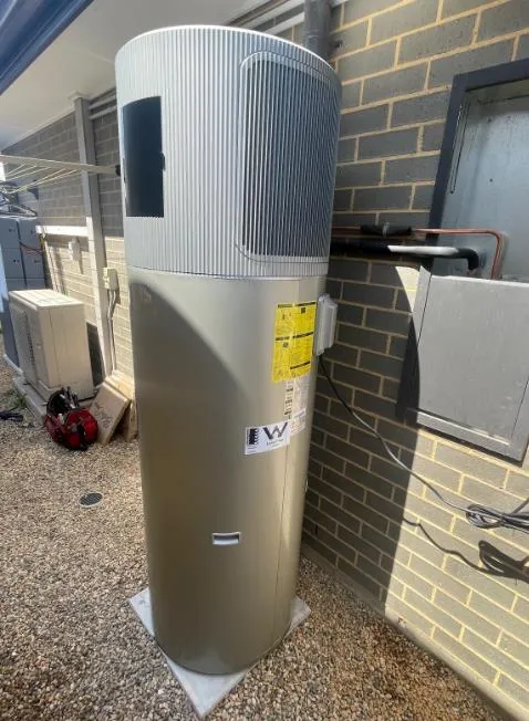 Powerbay Hot water heat pump installation image