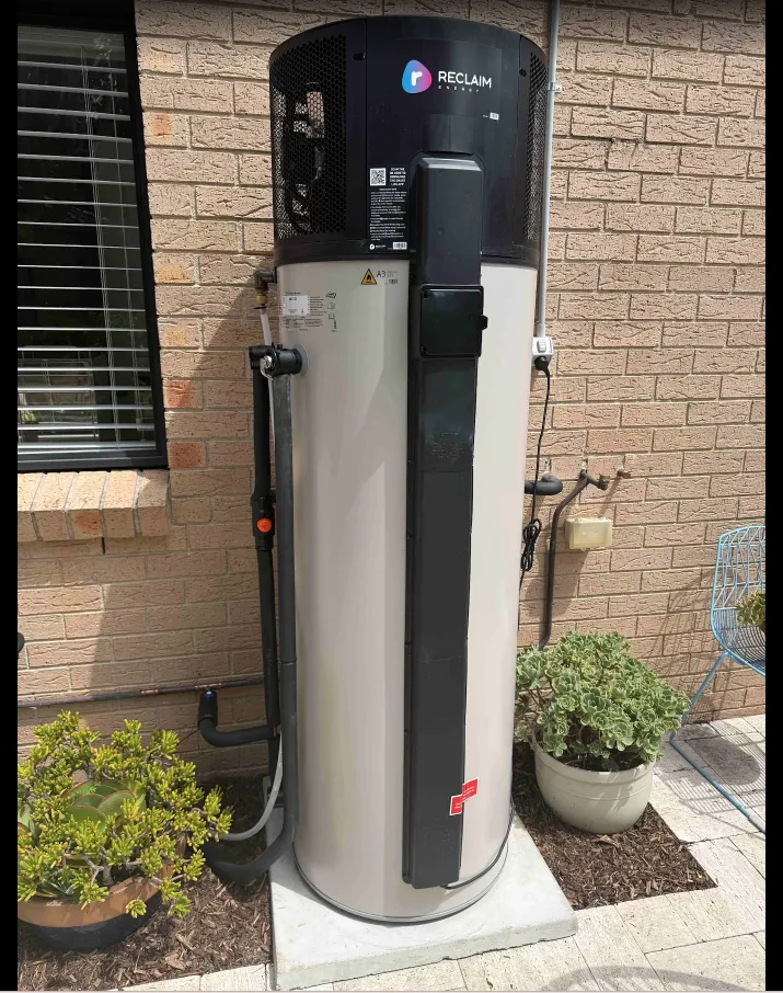 Reclaim energy Heat Pump installation image