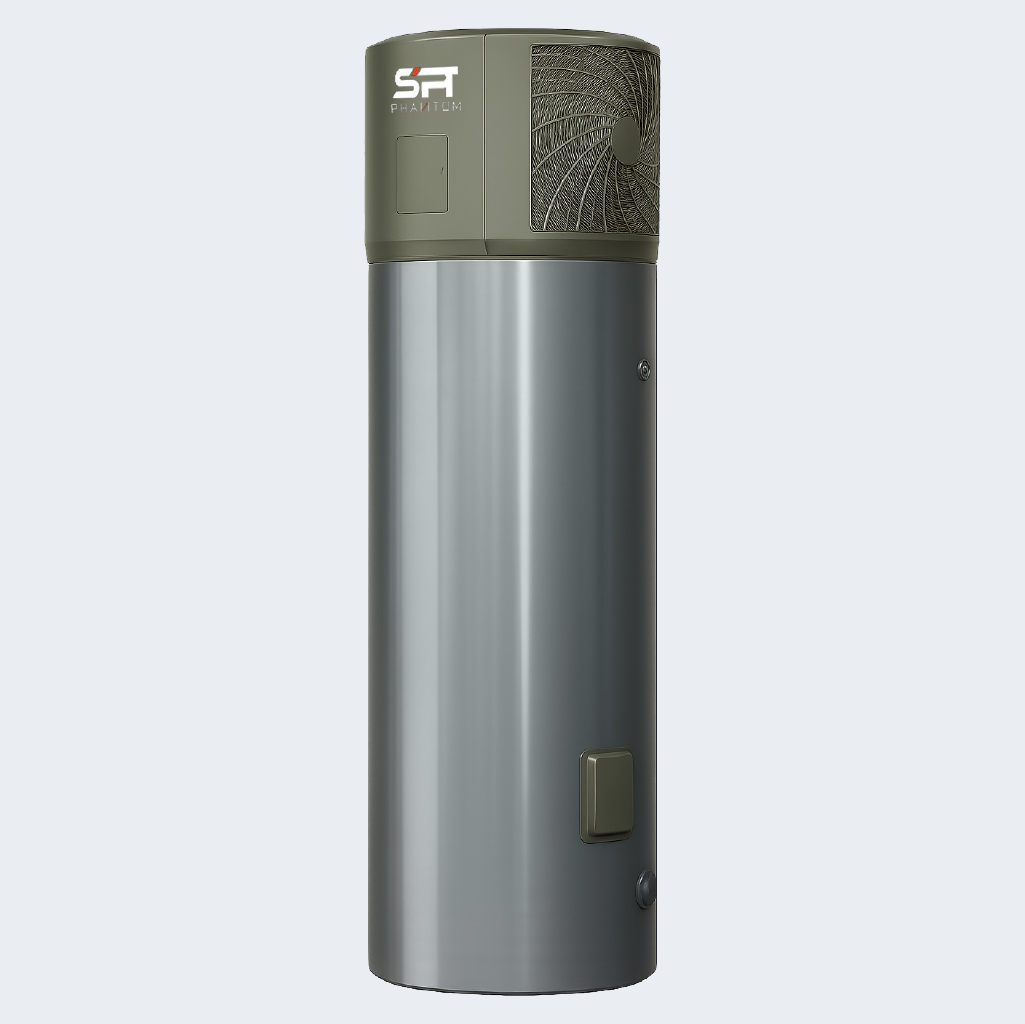 a image showing Morden spt phantom heat pump with ai mode