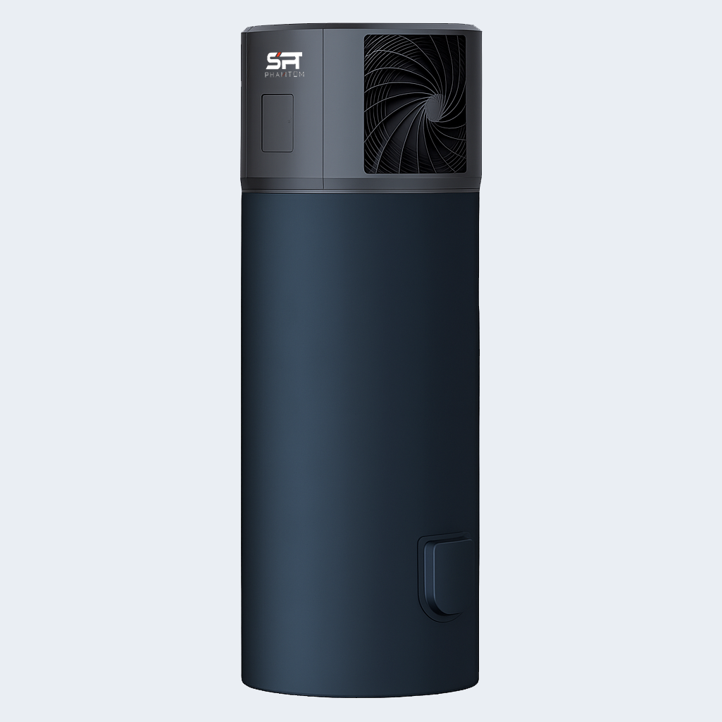 a image showing Morden spt phantom heat pump with ai mode