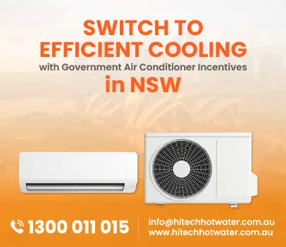 A modern air conditioning system in a home in New South Wales, designed for efficient climate control