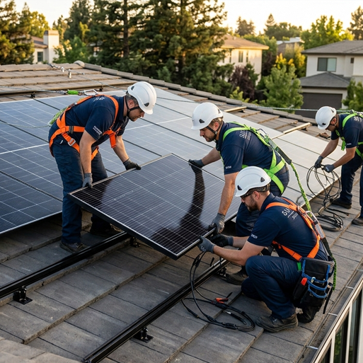 13kW Solar Panel Installation Process
