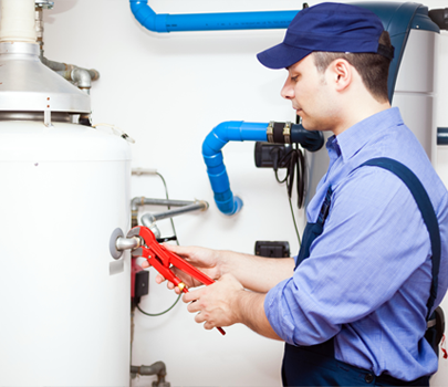 Hot water service and repair